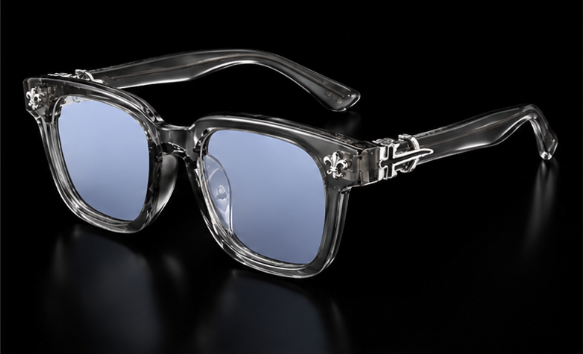 STUDS GREY GLASSES